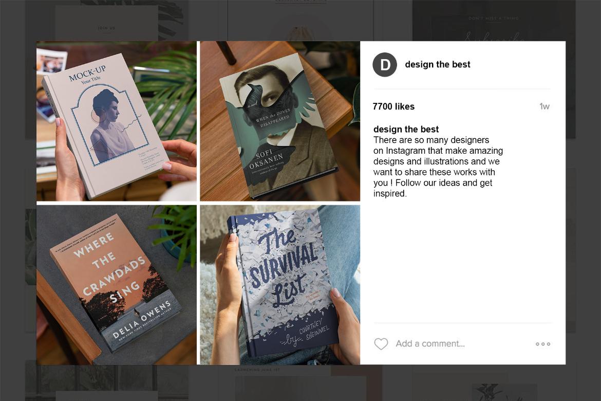 Book Hardcover Lifestyle Mock-Up
