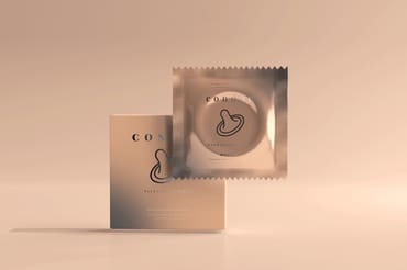 Condom Packaging Mock-ups