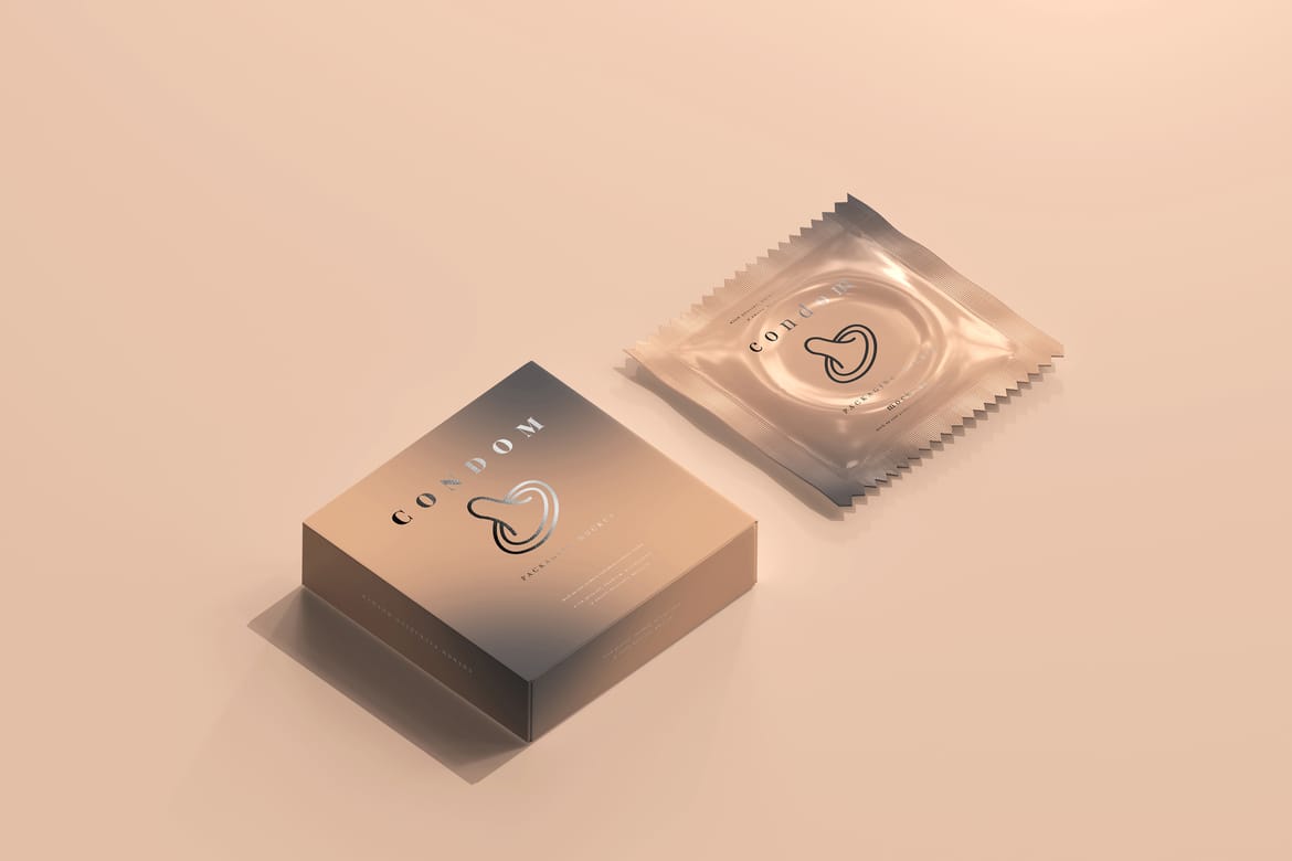 Condom Packaging Mock-ups