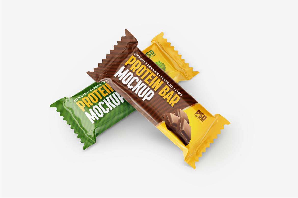 Protein Bar Mockup Set | Snack