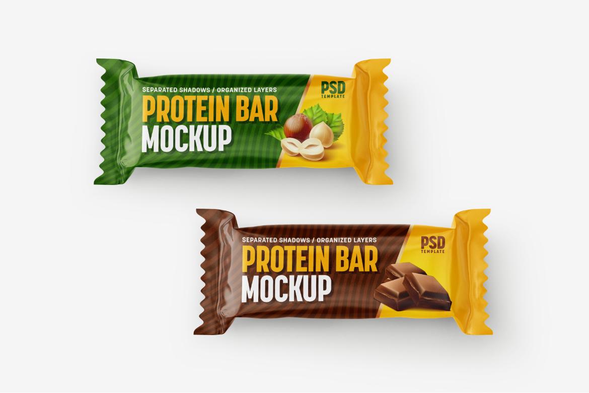 Protein Bar Mockup Set | Snack