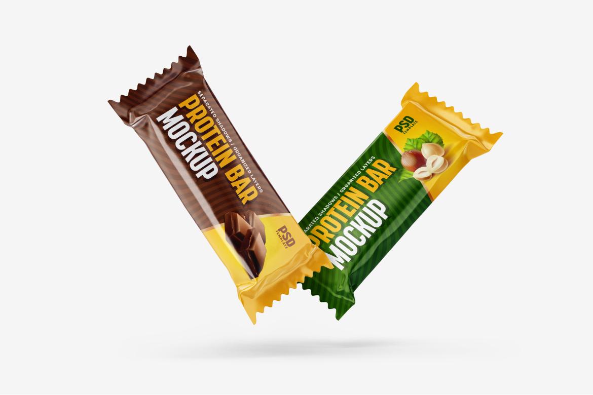 Protein Bar Mockup Set | Snack