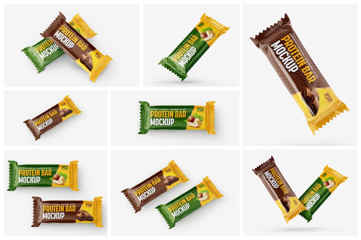 Protein Bar Mockup Set | Snack