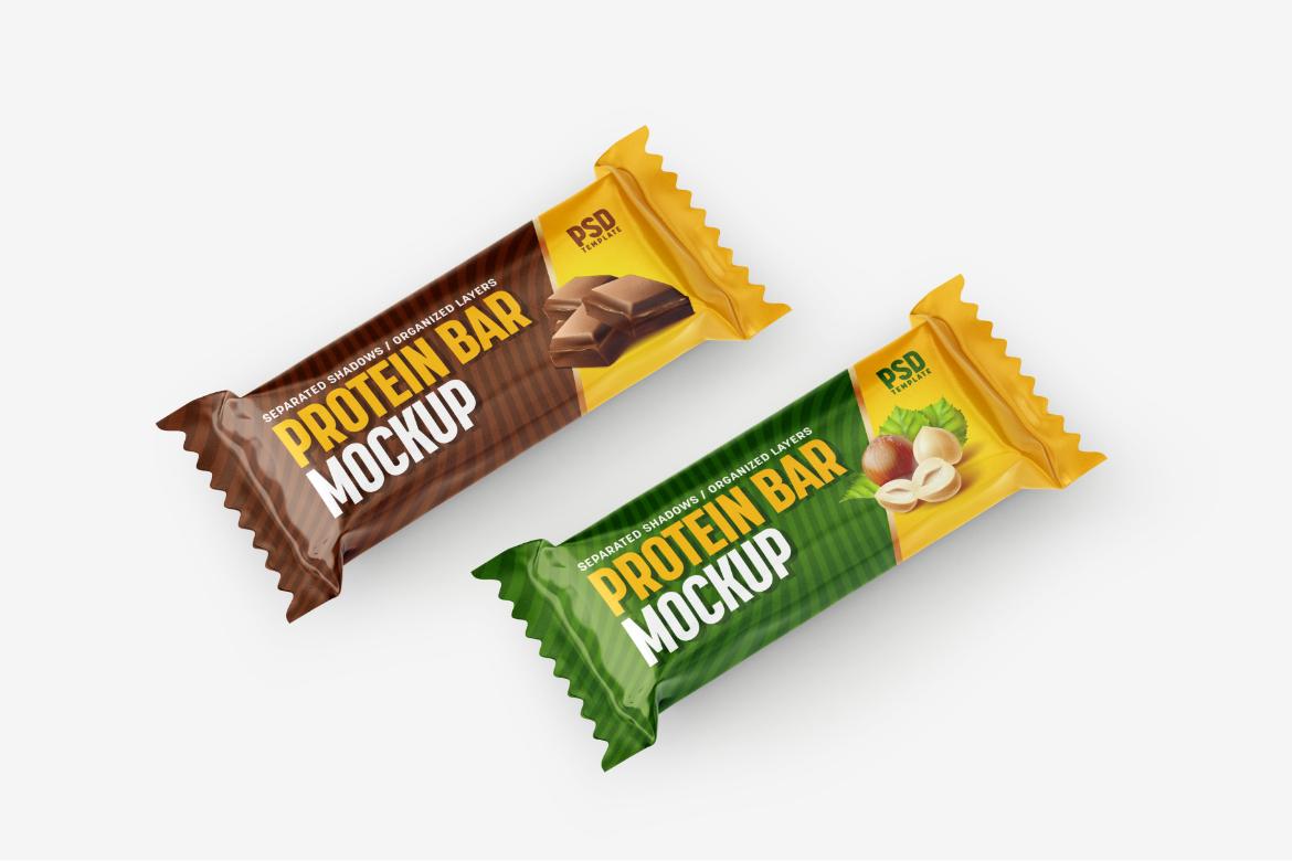 Protein Bar Mockup Set | Snack