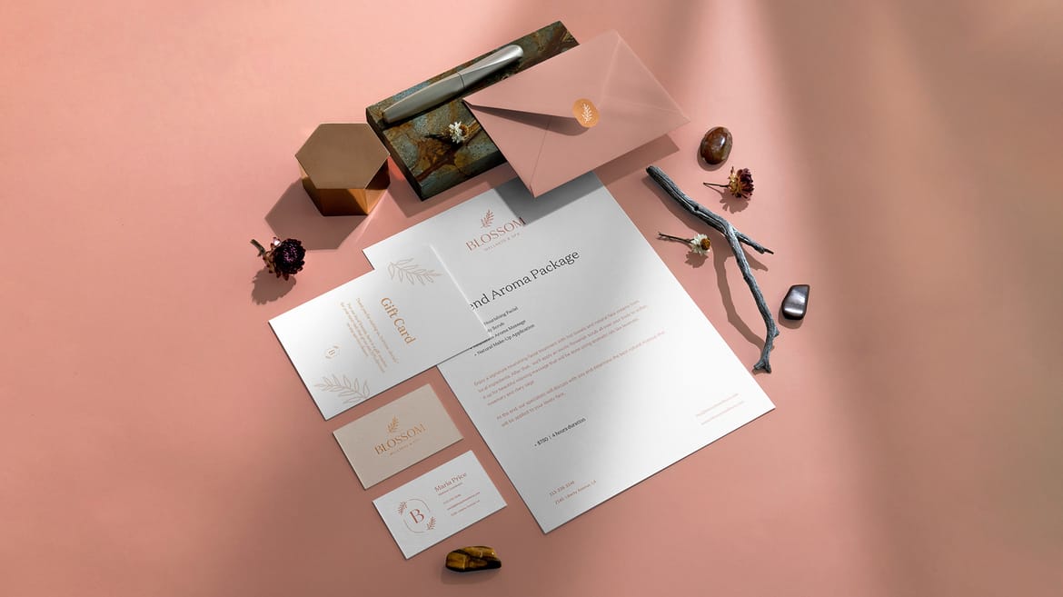 Nude Branding Mockup