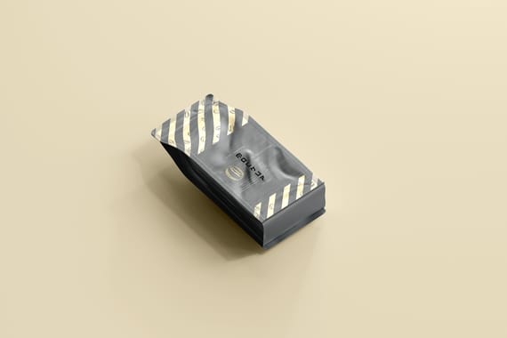 Coffee packaging mockup