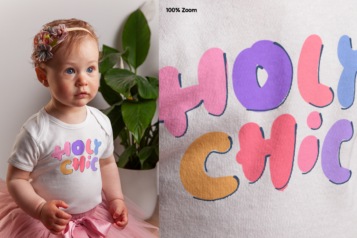 Baby Girl Bodysuit Mock-up