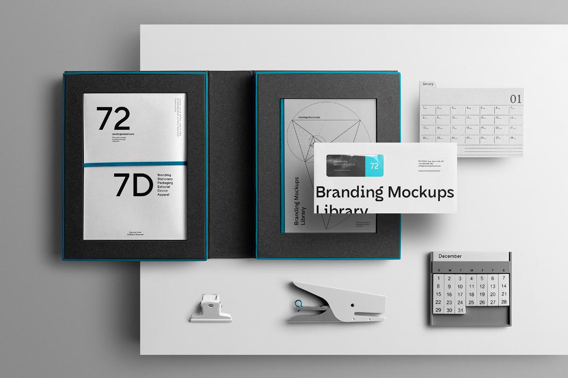 Branding Mockups Library Ready Made Scene