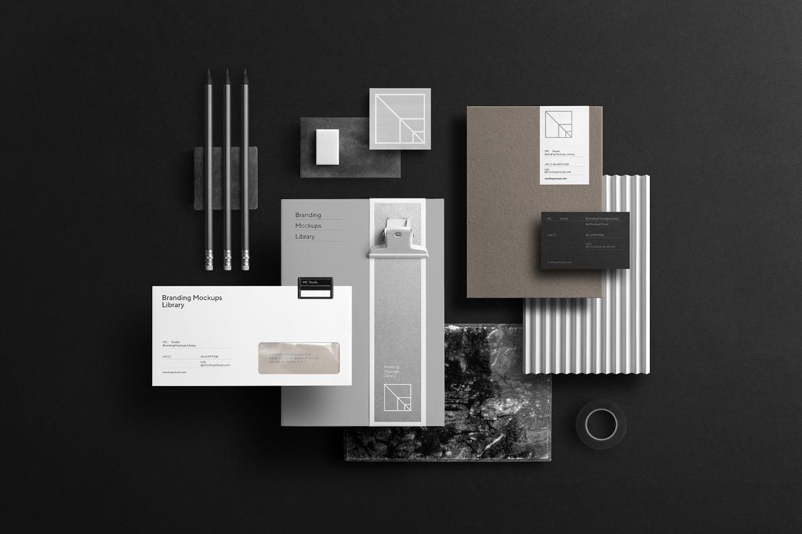 Branding Mockups Library Ready Made Scene