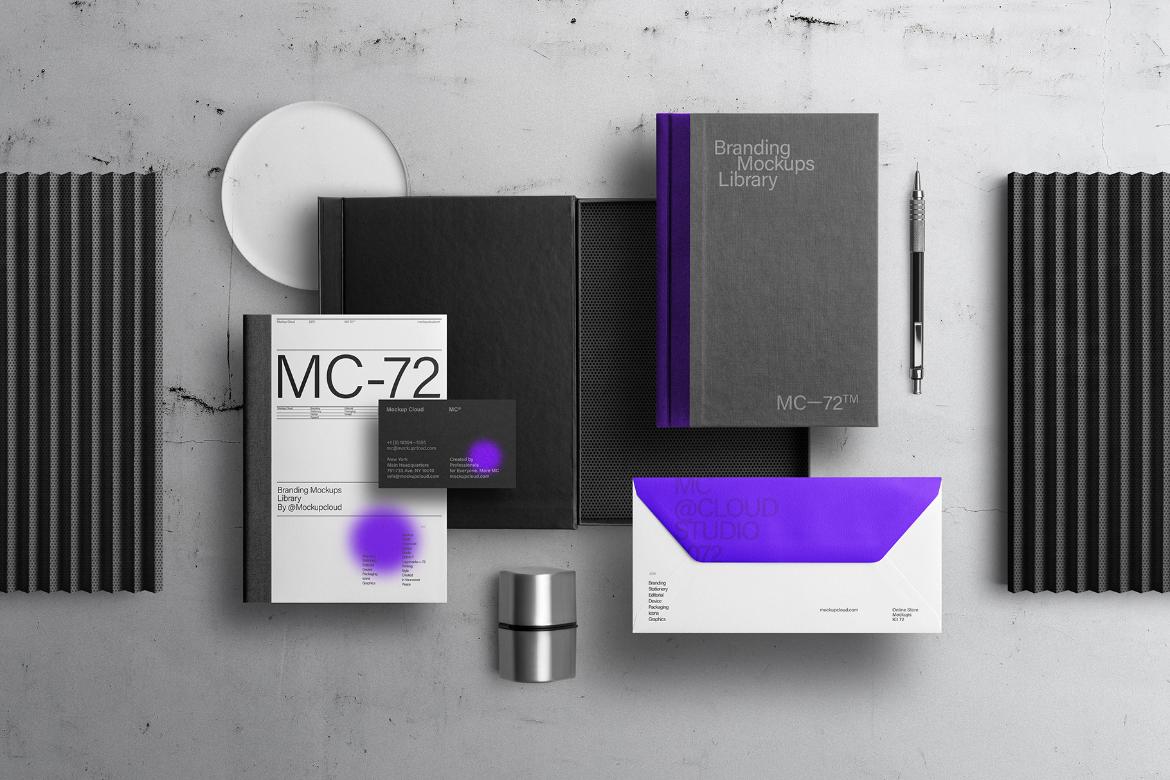 Branding Mockups Library Ready Made Scene