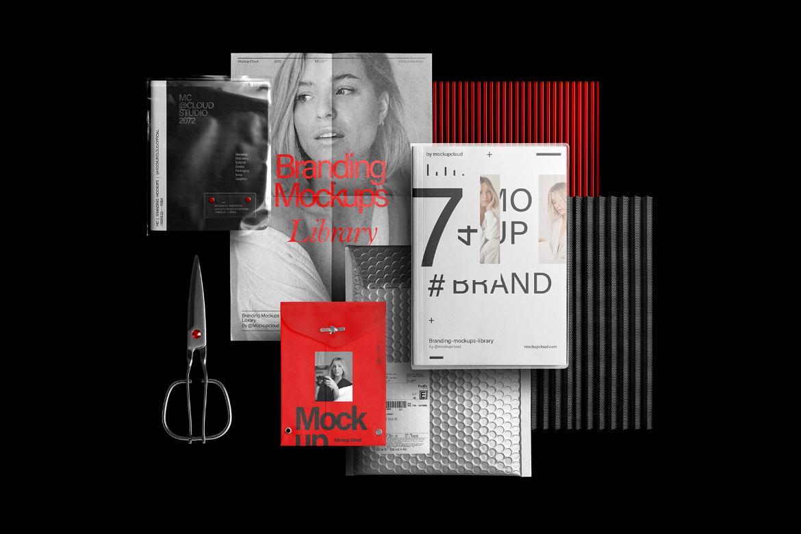 Branding Mockups Library Ready Made Scene
