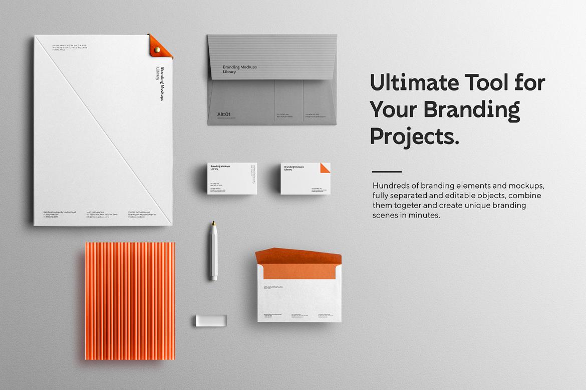 Branding Mockups Library