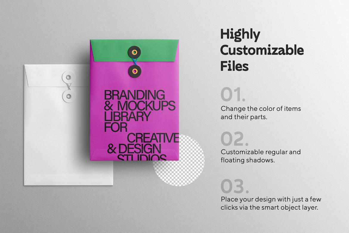 Branding Mockups Library Features