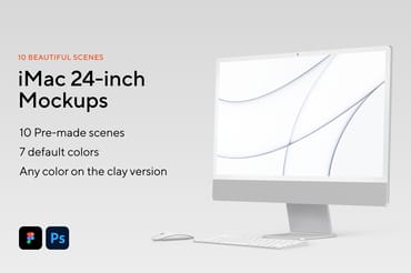 iMac 24-inch Mockups