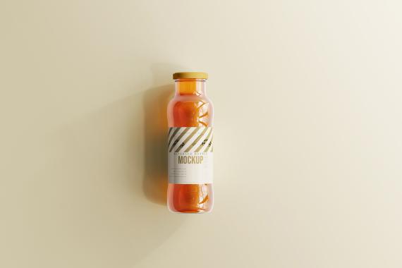 Glass Beverage Bottle Mockups