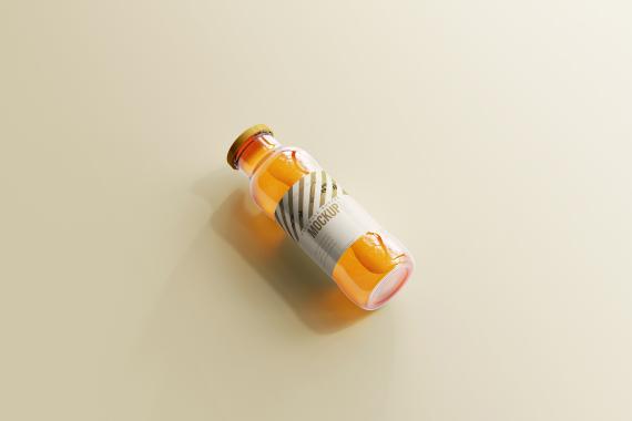 Glass Beverage Bottle Mockups