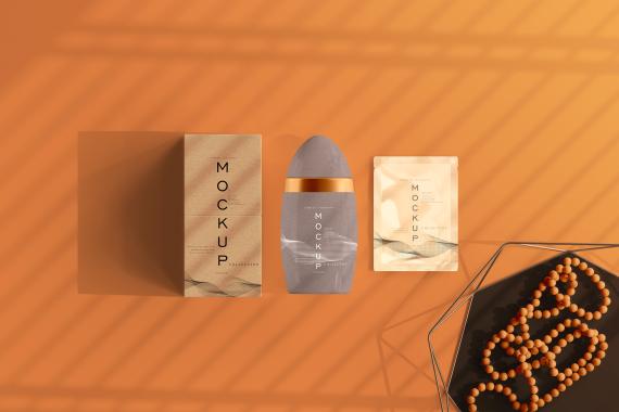 390+ Cosmetic Branding Mockup Scenes