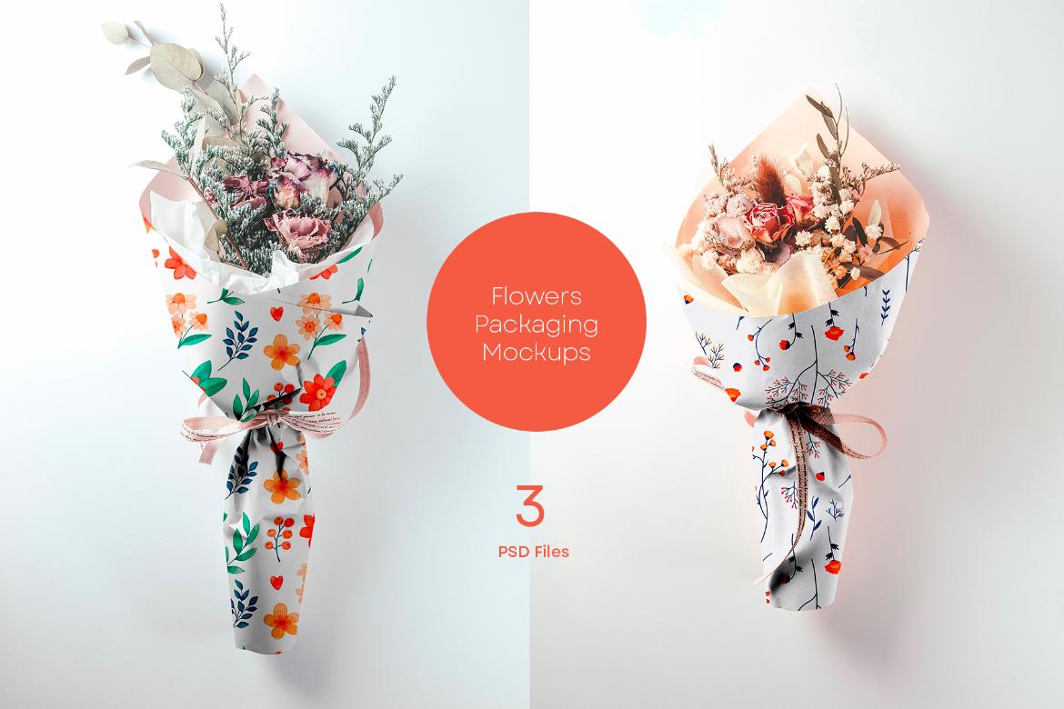 Bouquet Paper Mockup