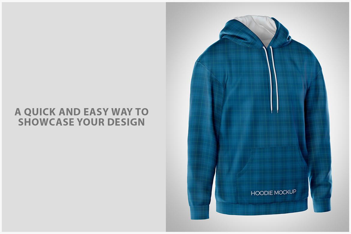 Hoodie Mockup - Half Side View