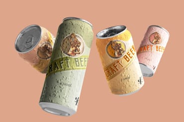 100+ Soda or Beer Can Mockup Bundle