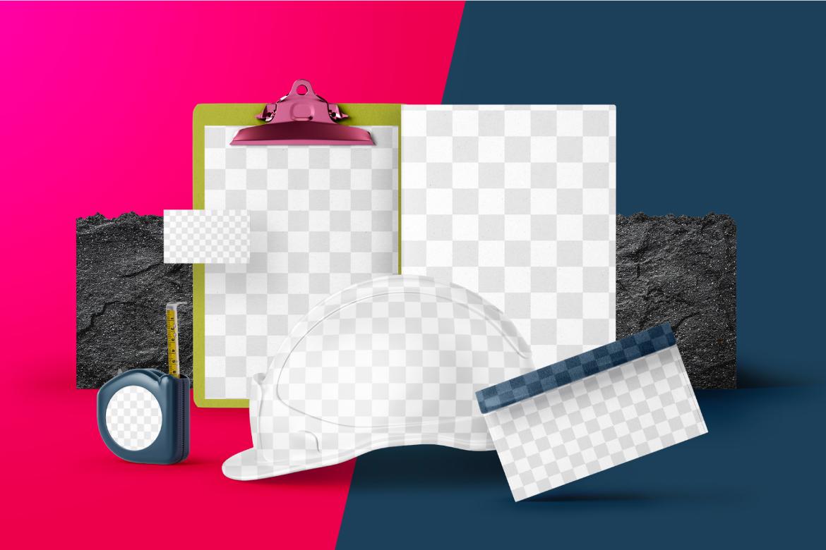 Construction Branding Mockup Bundle