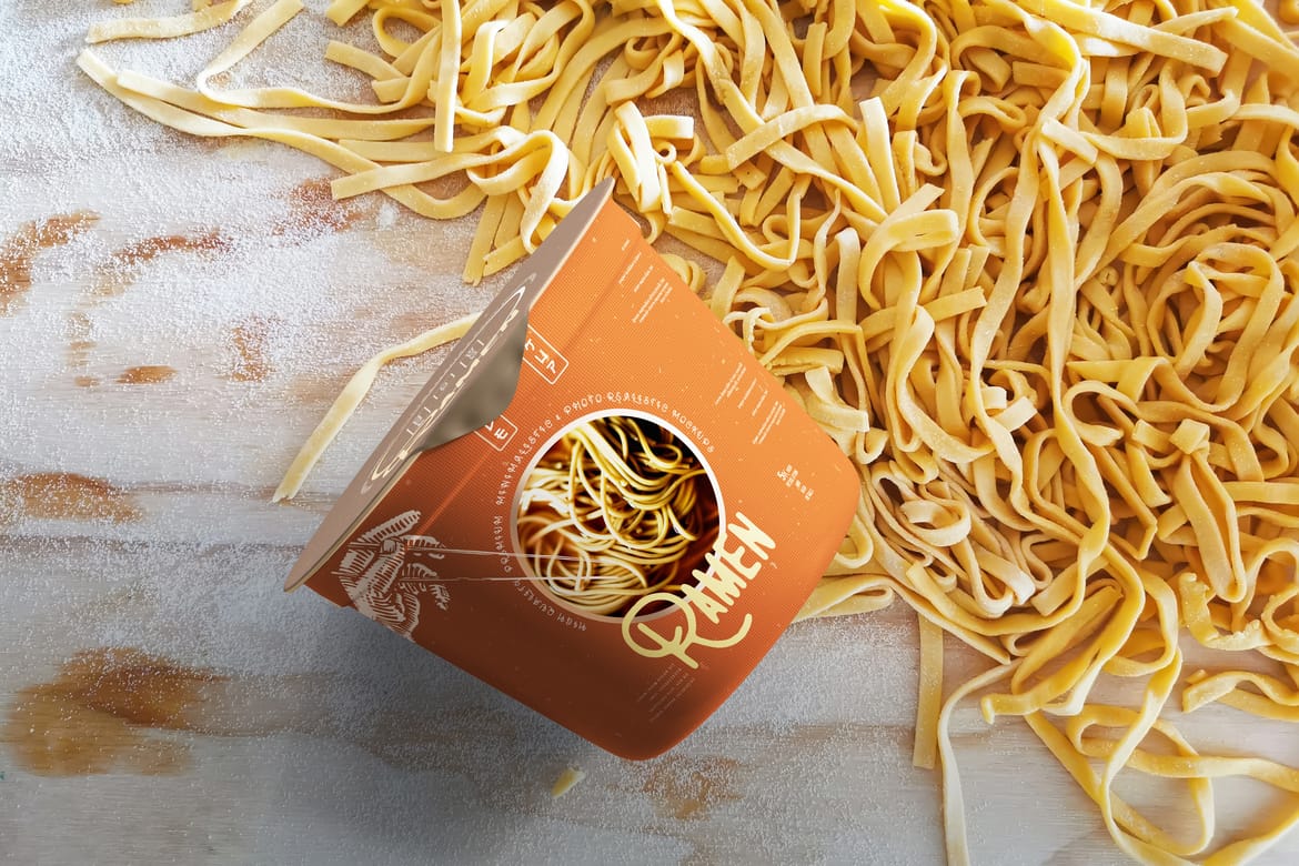 Noodle Cup Mock-ups