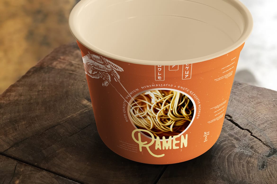 Noodle Cup Mock-ups