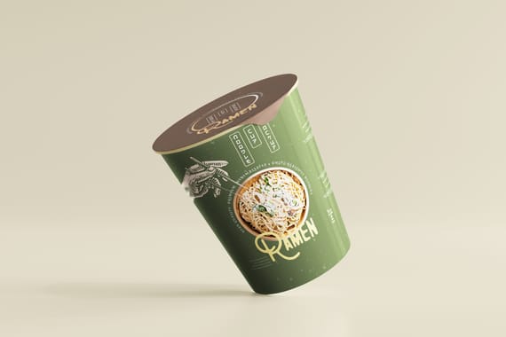 Noodle Cup Mock-ups