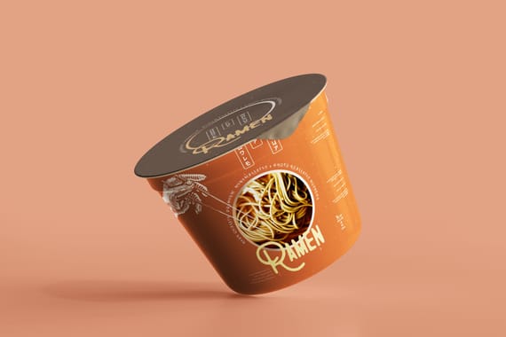 Noodle Cup Mock-ups
