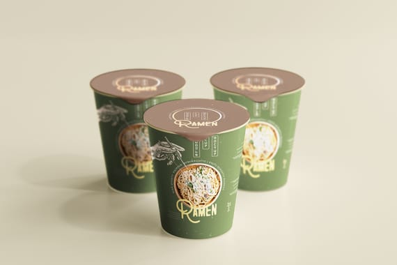 Noodle Cup Mock-ups