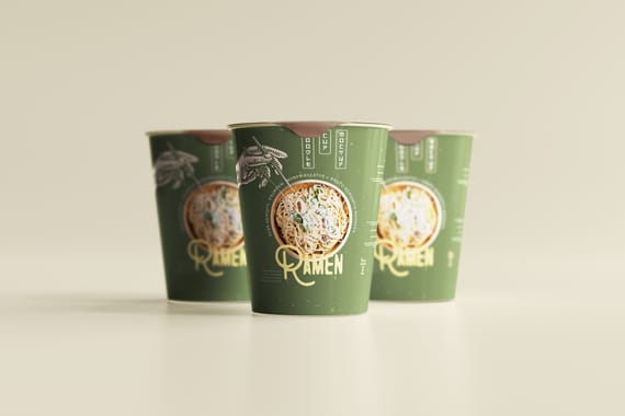 Noodle Cup Mock-ups