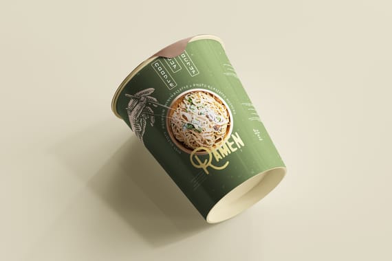 Noodle Cup Mock-ups