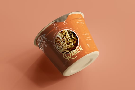 Noodle Cup Mock-ups