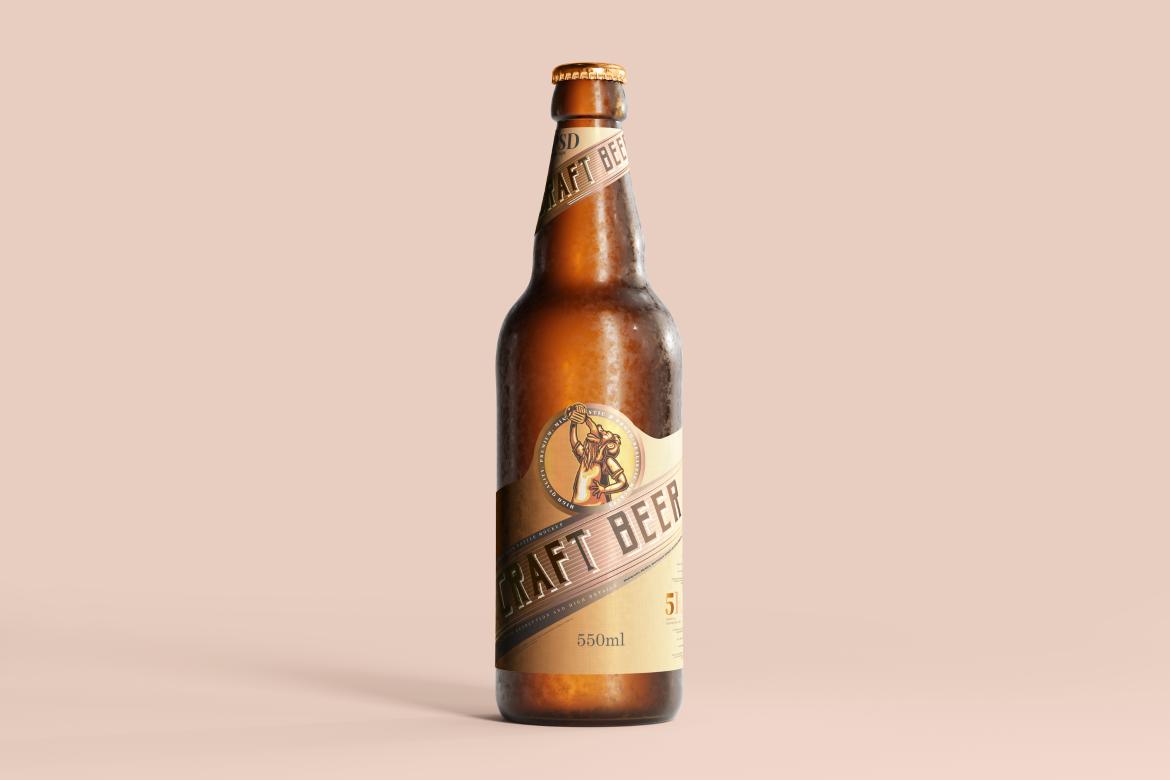 175x Cold Beer Bottle Mock-up Bundle