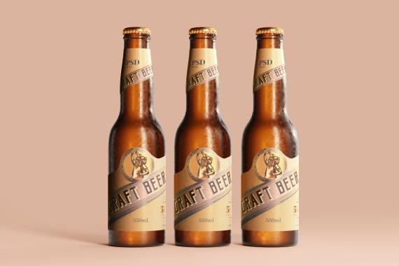 175x Cold Beer Bottle Mock-up Bundle