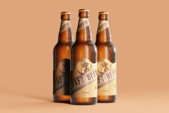 175x Cold Beer Bottle Mock-up Bundle