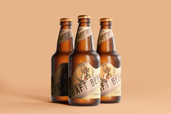 175x Cold Beer Bottle Mock-up Bundle