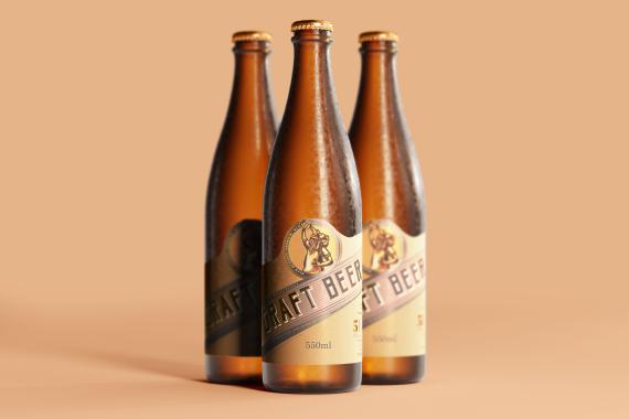 175x Cold Beer Bottle Mock-up Bundle