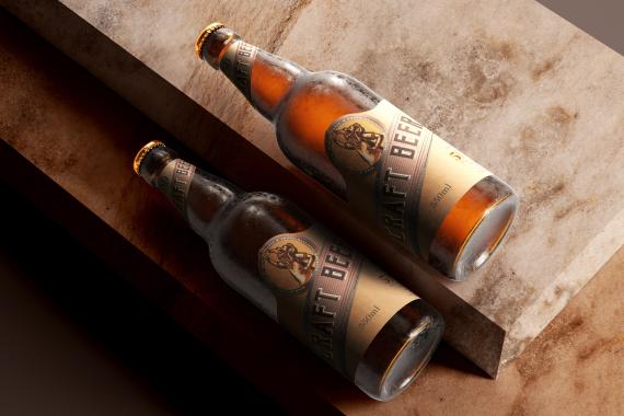 175x Cold Beer Bottle Mock-up Bundle