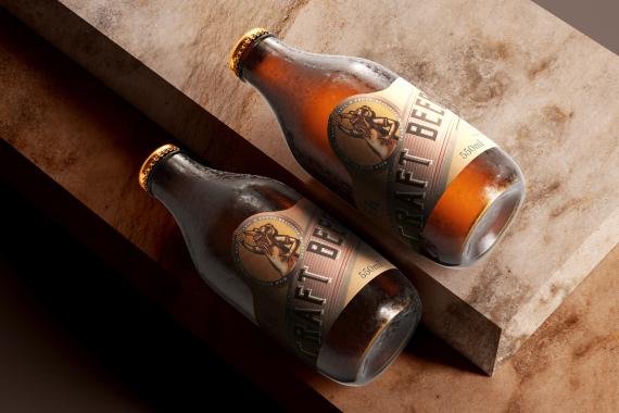 175x Cold Beer Bottle Mock-up Bundle