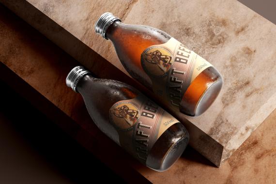 175x Cold Beer Bottle Mock-up Bundle