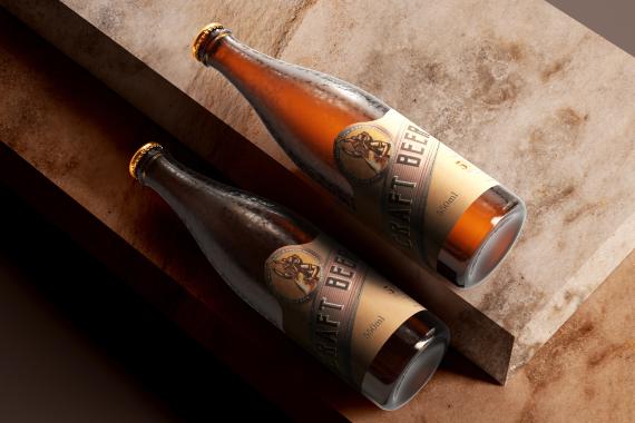 175x Cold Beer Bottle Mock-up Bundle