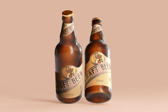 175x Cold Beer Bottle Mock-up Bundle