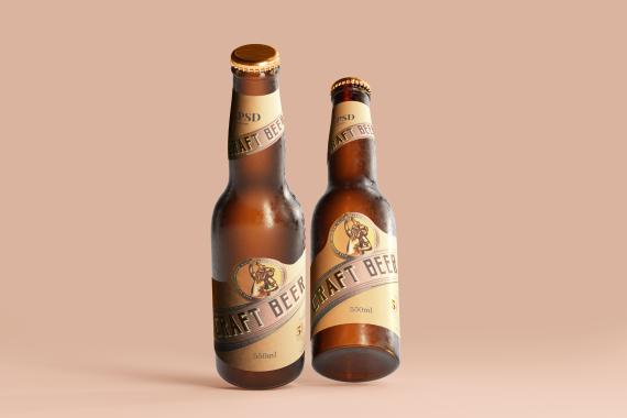 175x Cold Beer Bottle Mock-up Bundle