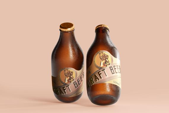 175x Cold Beer Bottle Mock-up Bundle
