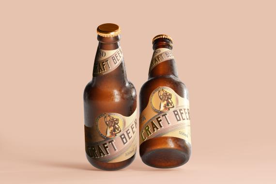 175x Cold Beer Bottle Mock-up Bundle