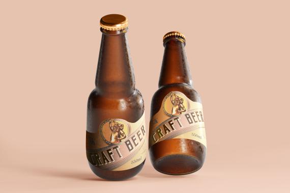 175x Cold Beer Bottle Mock-up Bundle