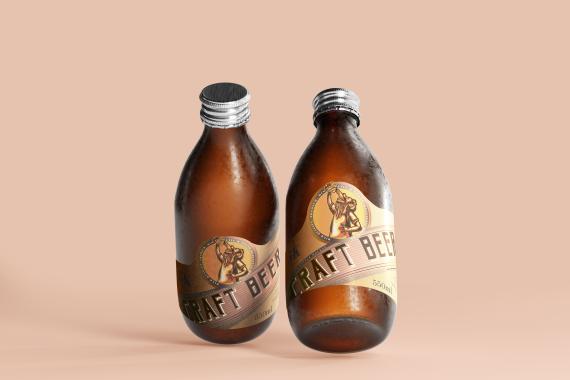 175x Cold Beer Bottle Mock-up Bundle