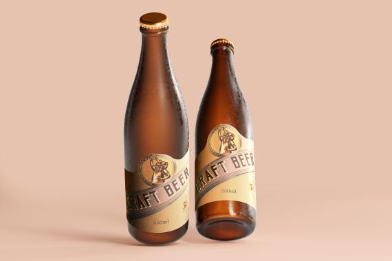 175x Cold Beer Bottle Mock-up Bundle