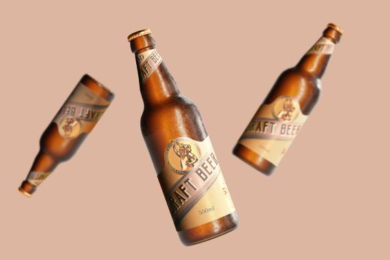175x Cold Beer Bottle Mock-up Bundle